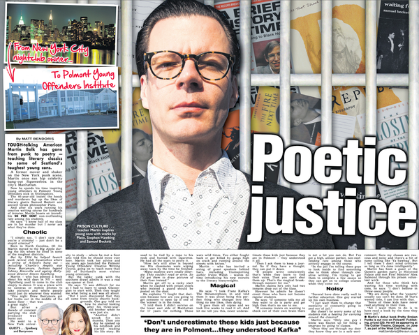 Prison Writing • THE SCOTTISH SUN, Poetic Justice